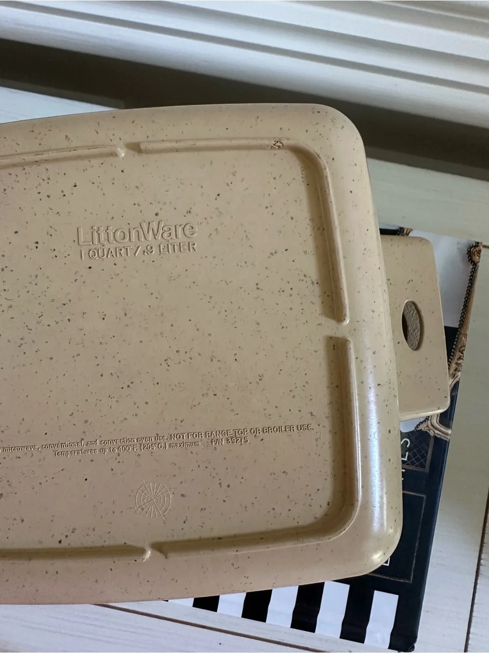 Vintage LittonWare microwave-safe square & round casserole dishes
